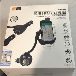 Triple charger car mount  Universal